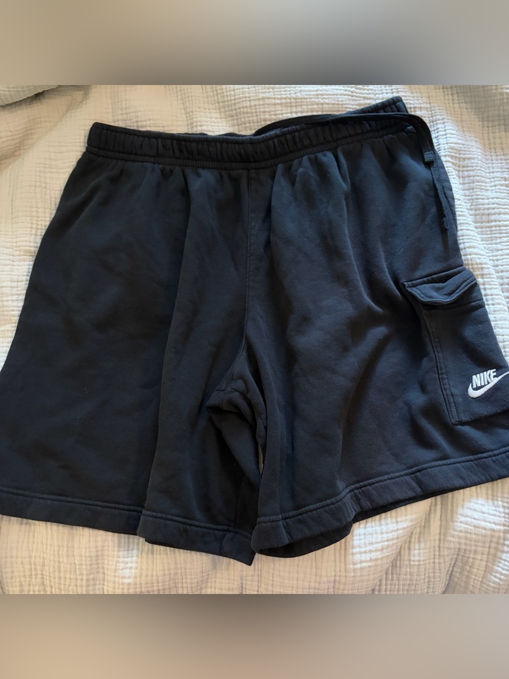 Nike Men's Black Athletic Fleece Shorts - SZ XXL